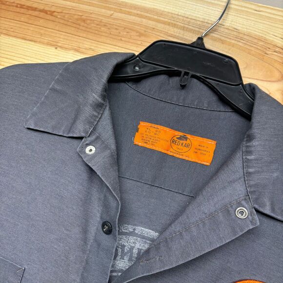 Indeed Brewing Company Mens XL Gray Button Up Short Sleeve Minneapolis Minnesota - Picture 7 of 15